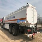 12R24 Tyres Sinotruk 6x4 371hp 6 Compartments 26000L Fuel Tanker Truck